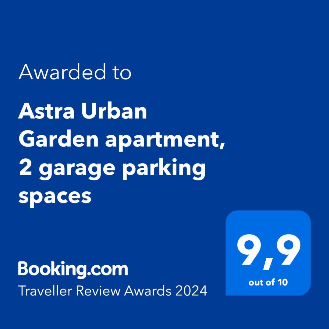 Astra Urban Garden Apartment, 2 Garage Parking Spaces Zagreb Eksteriør billede
